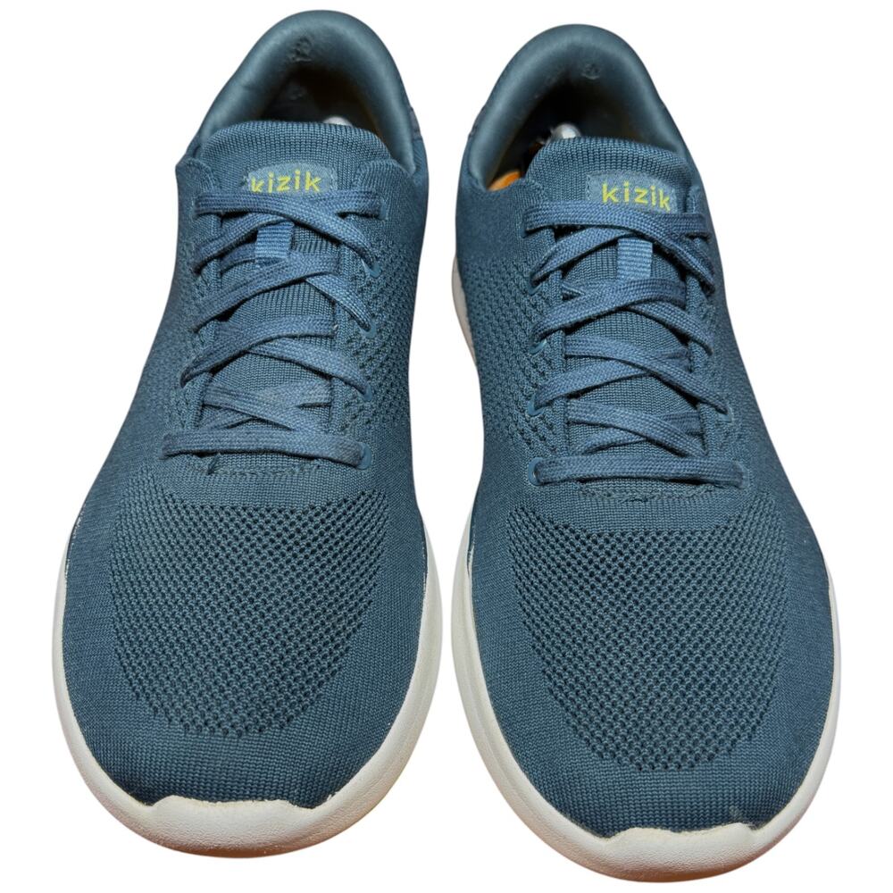 KIZIK Lima Men's 13 Tidepool Teal Blue Hands Free Sneakers Slip On Shoes Knit - Picture 4 of 15